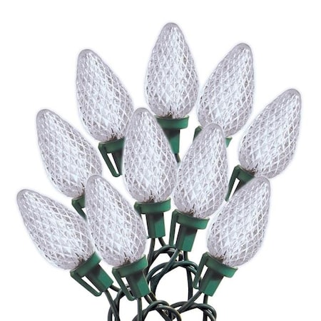 Celebrations Celebrations 9045909 49 ft. LED C9 Cool White Light Set - 75 Count 9045909